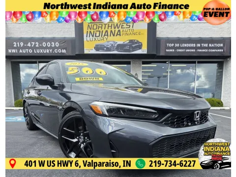 Gray 2025 HONDA CIVIC SPORT for sale in Merrillville, IN