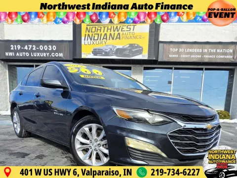 Gray 2019 CHEVROLET MALIBU LT for sale in Merrillville, IN