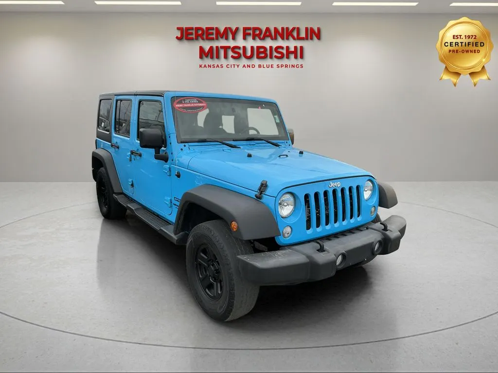 Used 2017 Jeep Wrangler Unlimited Sport with VIN 1C4BJWDG3HL609142 for sale in Kansas City