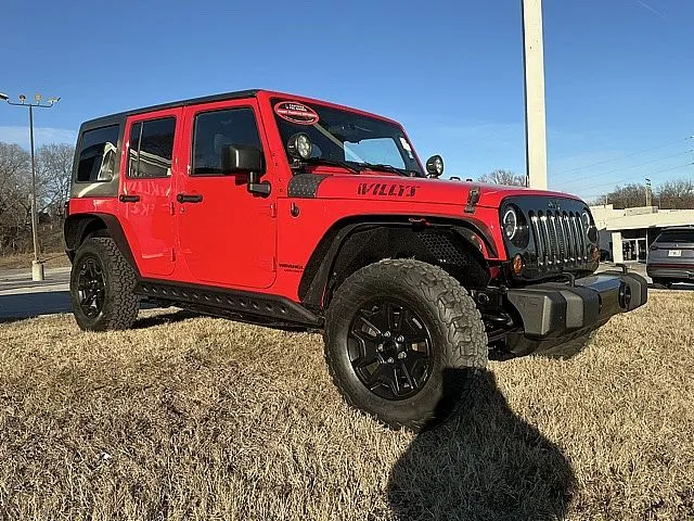Used 2016 Jeep Wrangler Unlimited Willys Wheeler with VIN 1C4BJWDG7GL177587 for sale in Kansas City