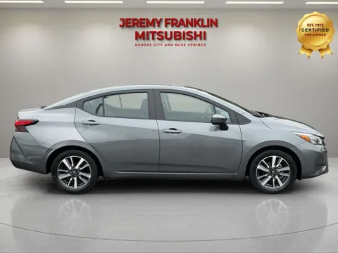 Photos of 2025 Nissan Versa 1.6 SV for sale in Kansas City, MO at Jeremy Franklin Mitsubishi