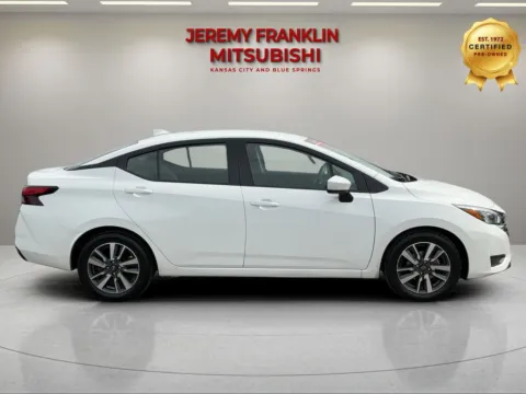 Photos of 2025 Nissan Versa 1.6 SV for sale in Kansas City, MO at Jeremy Franklin Mitsubishi