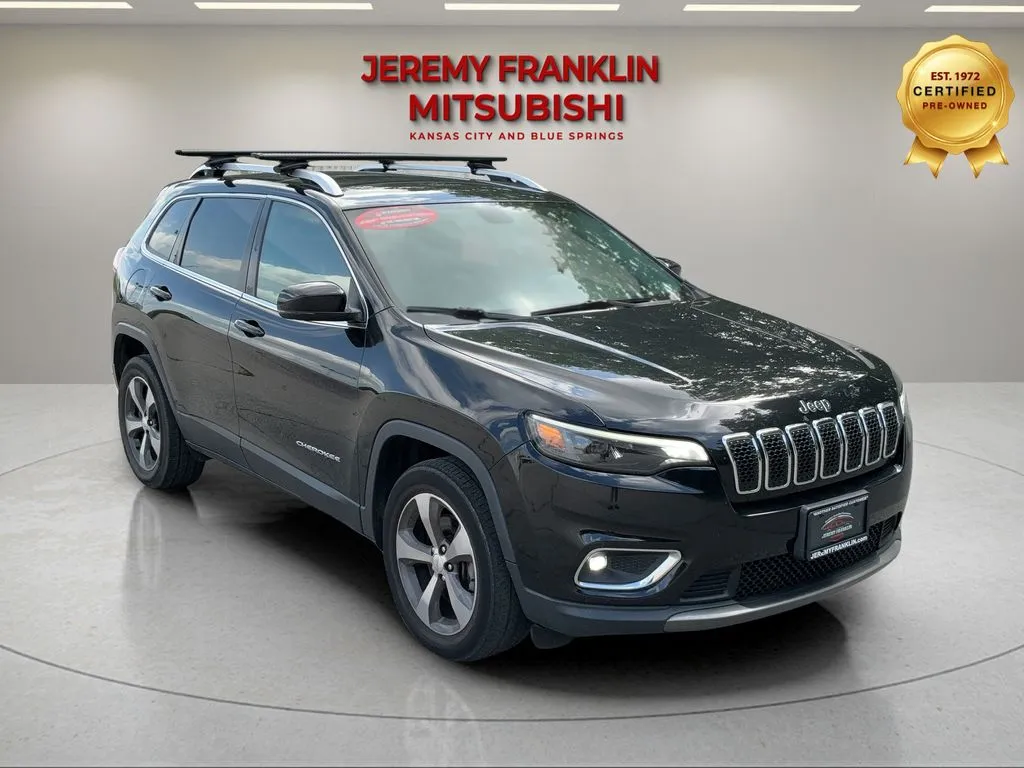 Black 2019 Jeep Cherokee Limited for sale in Kansas City, MO