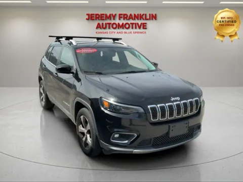 Black 2019 Jeep Cherokee Limited for sale in Kansas City, MO