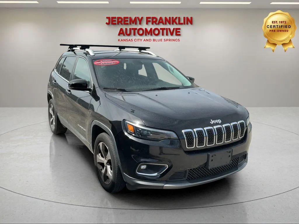 Black 2019 Jeep Cherokee Limited for sale in Kansas City, MO