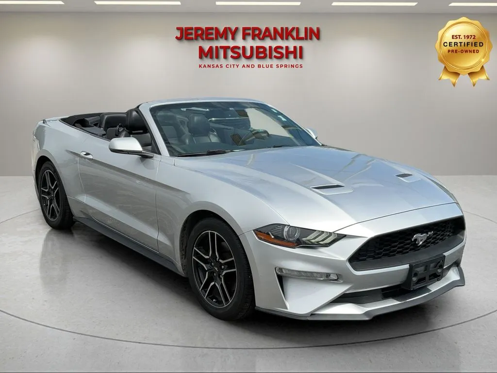 Used 2019 Ford Mustang EcoBoost Premium with VIN 1FATP8UH2K5148704 for sale in Kansas City