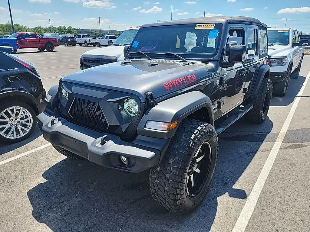 Used 2018 Jeep All-New Wrangler Unlimited Sport with VIN 1C4HJXDG8JW163204 for sale in Kansas City