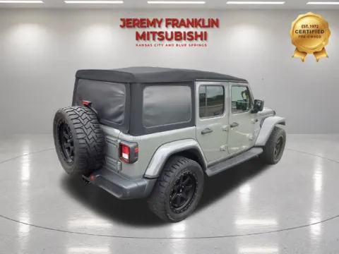 Another view of 2018 Jeep Wrangler Unlimited Sahara for sale in Kansas City, MO at Jeremy Franklin Mitsubishi
