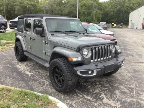 Gray 2018 Jeep Wrangler Unlimited Sahara for sale in Kansas City, MO