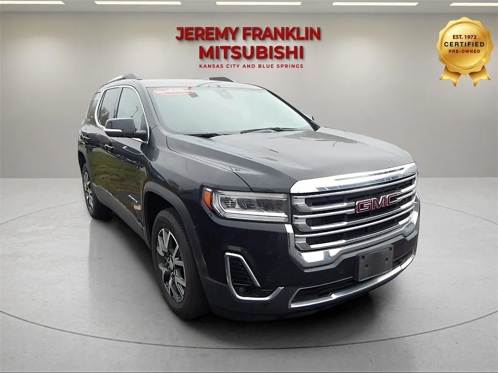 Used 2023 GMC Acadia SLT with VIN 1GKKNUL44PZ200017 for sale in Kansas City