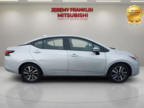 Photos of 2021 Nissan Versa 1.6 SV for sale in Kansas City, MO at Jeremy Franklin Mitsubishi