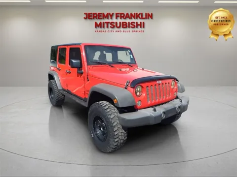Red 2016 Jeep Wrangler Unlimited Sport for sale in Kansas City, MO