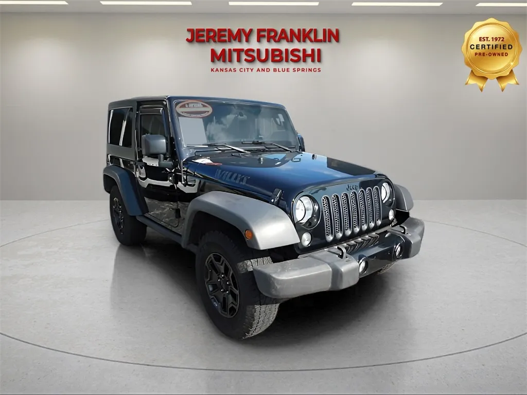 Used 2016 Jeep Wrangler Willys Wheeler with VIN 1C4AJWAGXGL222618 for sale in Kansas City