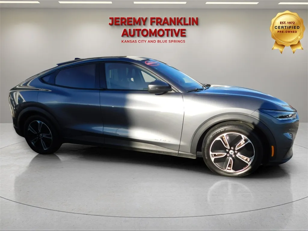 Photos of 2021 Ford Mustang Mach-E Select for sale in Blue Springs, MO at Jeremy Franklin Automotive of Blue Springs