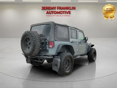 Another view of 2015 Jeep Wrangler Unlimited Sport for sale in Blue Springs, MO at Jeremy Franklin Automotive of Blue Springs