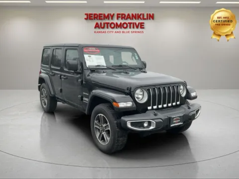 Black 2023 Jeep Wrangler Sahara for sale in Blue Springs, MO