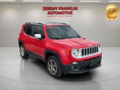 Red 2015 Jeep Renegade Limited for sale in Blue Springs, MO