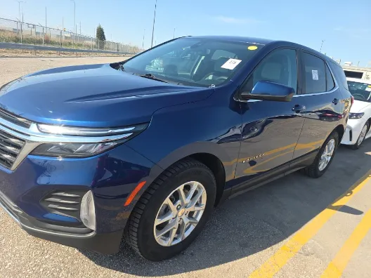 Blue 2022 Chevrolet Equinox LT for sale in Blue Springs, MO