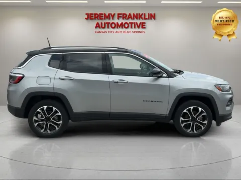 Photos of 2022 Jeep Compass Limited for sale in Blue Springs, MO at Jeremy Franklin Automotive of Blue Springs