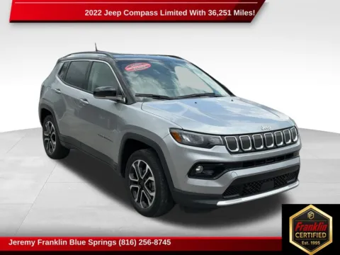 Silver 2022 Jeep Compass Limited for sale in Blue Springs, MO