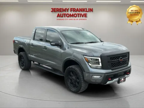 Gray 2021 Nissan Titan PRO-4X for sale in Blue Springs, MO