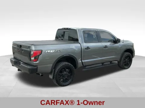 Photos of 2021 Nissan Titan PRO-4X for sale in Blue Springs, MO at Jeremy Franklin Automotive of Blue Springs