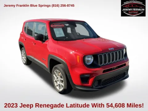 Red 2023 Jeep Renegade Latitude for sale in Blue Springs, MO