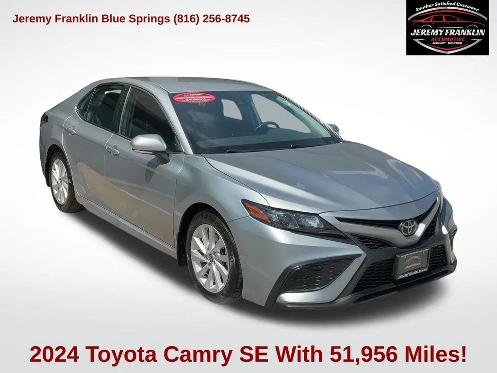 Silver 2024 Toyota Camry SE for sale in Blue Springs, MO