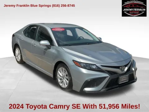 Silver 2024 Toyota Camry SE for sale in Blue Springs, MO
