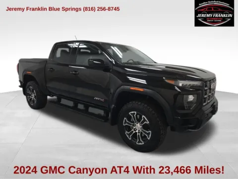 Black 2024 GMC Canyon AT4 for sale in Blue Springs, MO