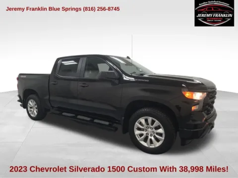 Black 2023 Chevrolet Silverado 1500 Custom for sale in Blue Springs, MO