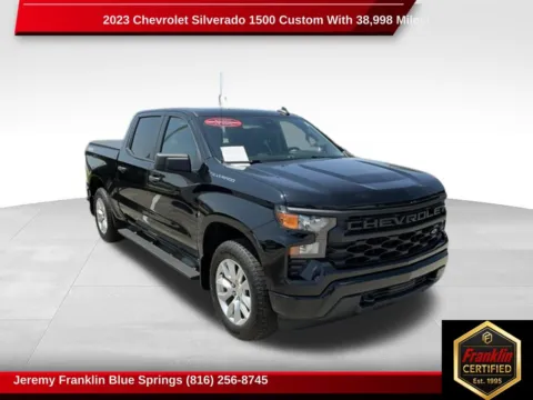 Black 2023 Chevrolet Silverado 1500 Custom for sale in Blue Springs, MO