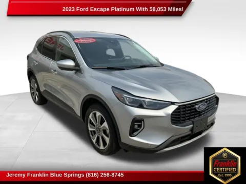 Silver 2023 Ford Escape Platinum for sale in Blue Springs, MO