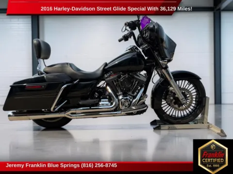 Black 2016 Harley-Davidson Street Glide Special for sale in Blue Springs, MO