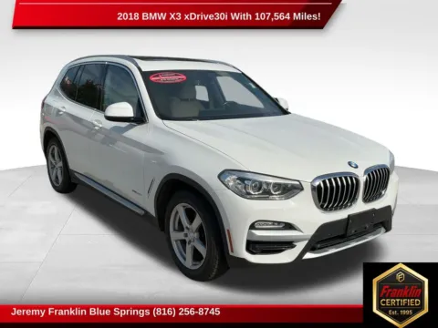 White 2018 BMW X3 xDrive30i for sale in Blue Springs, MO