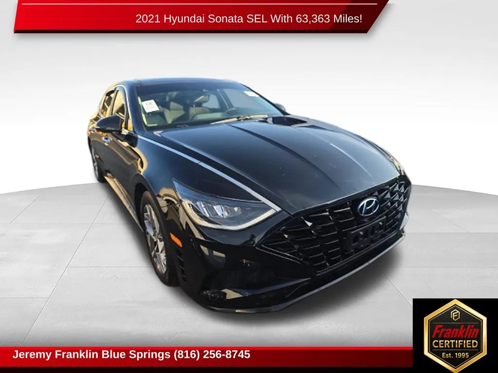 Black 2021 Hyundai Sonata SEL for sale in Blue Springs, MO
