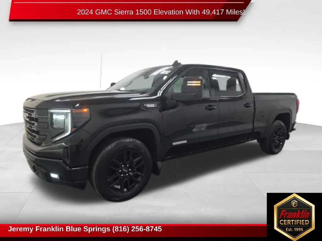 Black 2024 GMC Sierra 1500 Elevation for sale in Blue Springs, MO