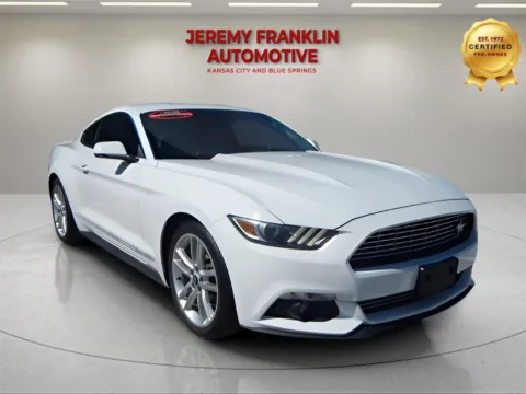 White 2016 Ford Mustang EcoBoost Premium for sale in Blue Springs, MO