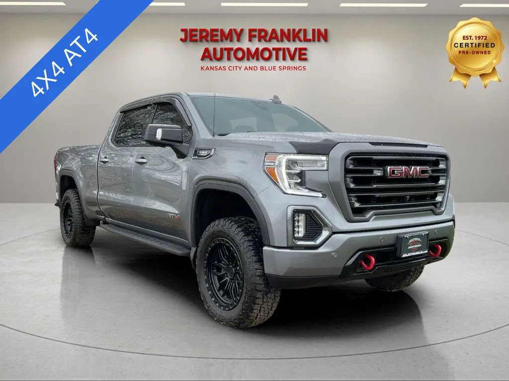 Silver 2021 GMC Sierra 1500 AT4 for sale in Blue Springs, MO