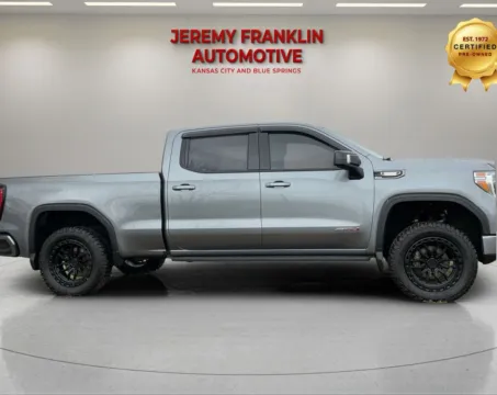 Photos of 2021 GMC Sierra 1500 AT4 for sale in Blue Springs, MO at Jeremy Franklin Automotive of Blue Springs
