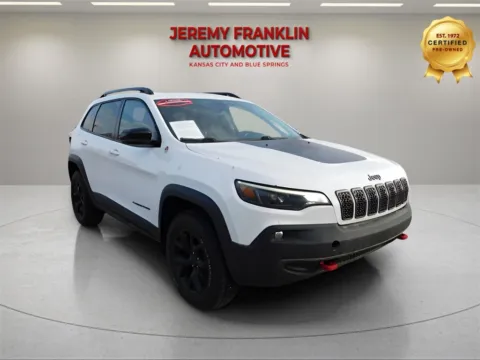 White 2022 Jeep Cherokee Trailhawk for sale in Blue Springs, MO