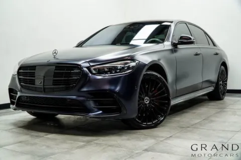 Blue 2022 Mercedes-Benz S-Class S 580 for sale in Marietta, GA