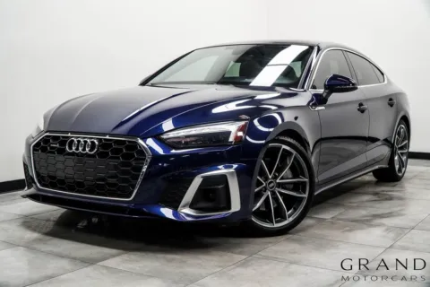 Blue 2021 Audi A5 45 S line Premium Plus for sale in Marietta, GA