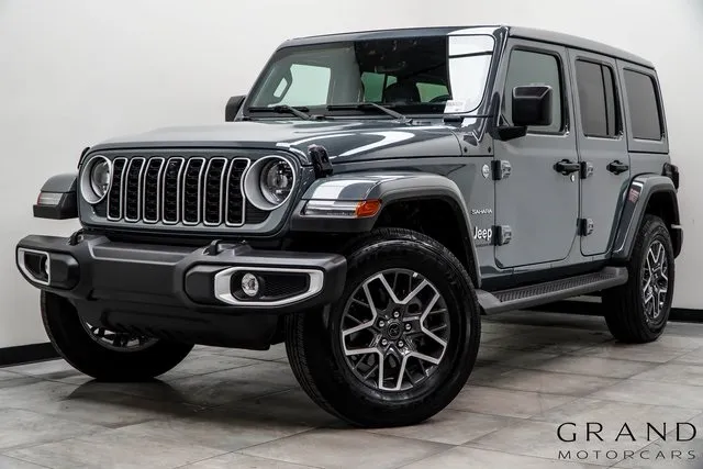 Gray 2024 Jeep Wrangler Sahara for sale in Marietta, GA