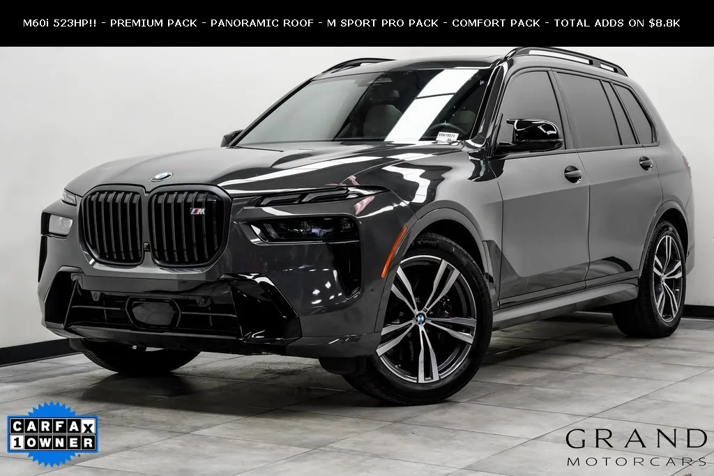 Used 2025 BMW X7 M60i for sale in Marietta, GA at Grand Motorcars