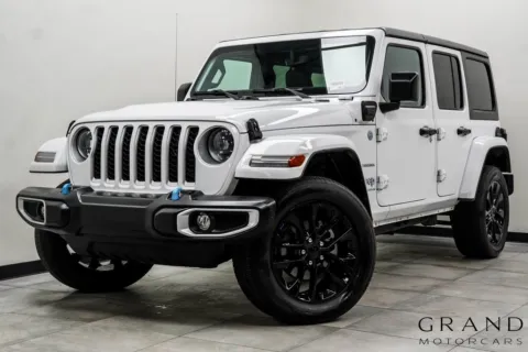 White 2023 Jeep Wrangler Sahara 4xe for sale in Marietta, GA
