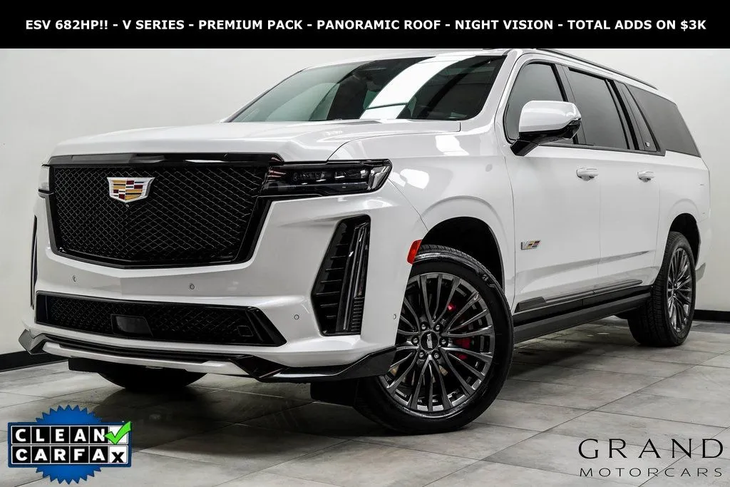 White 2023 Cadillac Escalade ESV V-Series for sale in Marietta, GA