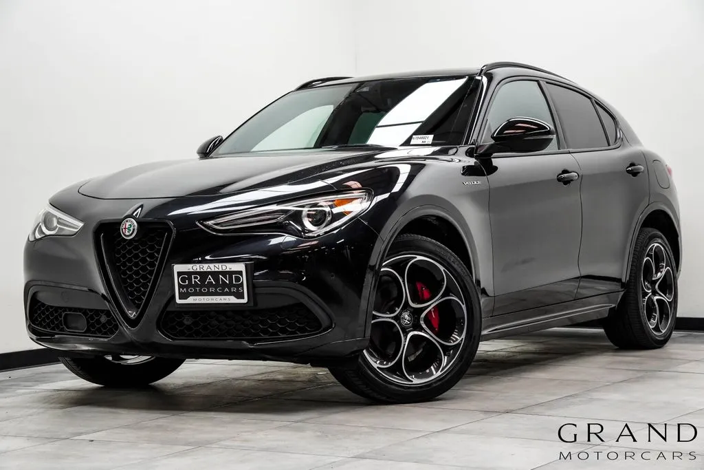 Black 2022 Alfa Romeo Stelvio Veloce for sale in Marietta, GA