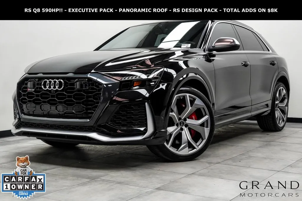 Black 2024 Audi RS Q8 4.0T for sale in Marietta, GA