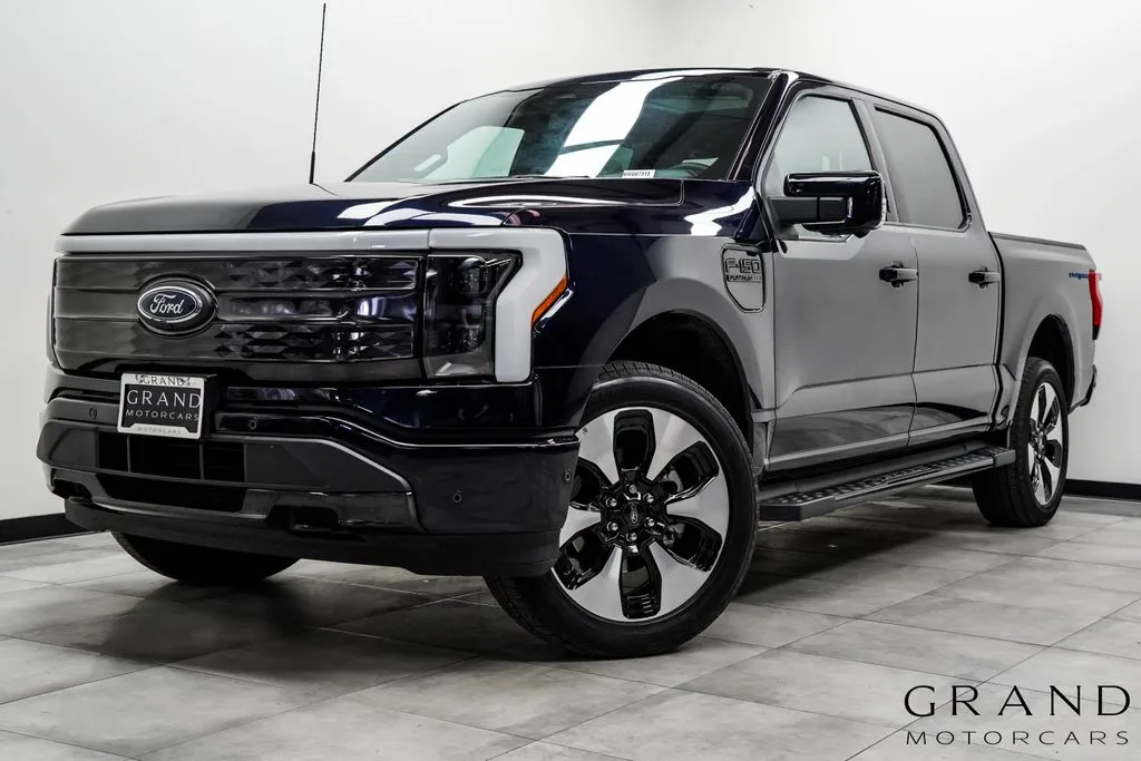 Blue 2022 Ford F-150 Lightning Platinum for sale in Marietta, GA